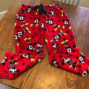 Mickey Mouse Soft Sleepwear Bottoms Size XL (16-18)